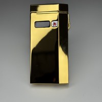 Bricheta GOLD cu aprindere electrica in X si Flacara - 1