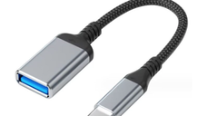 Cablu adaptor QZH018 model OTG USB Tip C de 20cm