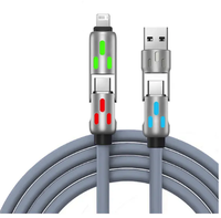 Cablu de date si incarcare 2 in 2 putere 240W - 1