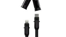 Cablu de date Type C la Lightning 30W cu curea si conexiune magnetica Andowl Q SJ16B