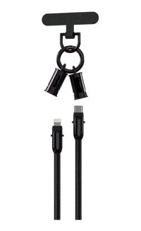 Cablu de date Type C la Lightning 30W cu curea si conexiune magnetica Andowl Q SJ16B - 1