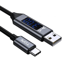 Cablu USB C cu Display Digital incarcare telefon mobil - 1