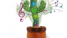 CACTUS dansator si vorbitor cu LED-uri Colorate / Jucarie interactiva OF