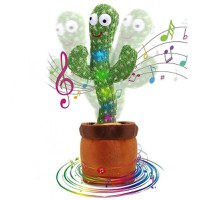 CACTUS dansator si vorbitor cu LED-uri Colorate / Jucarie interactiva OF - 1