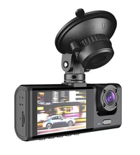 Camera auto DVR trei camere fata spate interior 1920*1296p super HD unghi larg de filmare 170 grade - 1
