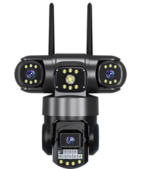 Camera de securitate Andowl G819 4G PTZ IP 8K 12MP cu lentila tripla ecran triplu detectare miscare audio bidirectional si vedere nocturna - 1