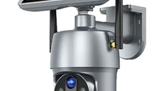 Camera de supraveghere CCTV Q SX01 Audio Bidirectionala cu panou solar 4G