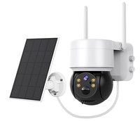 Camera de supraveghere cu panou solar senzor PIR si sirena - 1