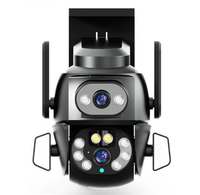 Camera de supraveghere Dubla PTZ 8MP 4K Q S800 cu Aplicatie GRI - 1