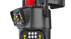 Camera de supraveghere FullHd 4MP PTZ WiFi exterior/interior Night Vision Color Comunicare bidirectionala Intelligent tracking