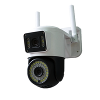 Camera de supraveghere IP 2 EYES VIEW 2 ECRANE in acelasi timp 5.0MPX rotire 360 ​​​​de grade vedere pe timp de noapte - 1