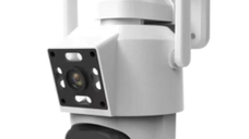 Camera de supraveghere WIFI cu lentila duala 4K Rezolutie 3MP