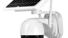Camera de Supraveghere Wifi cu Panou Solar si Senzor de Miscare PTZ