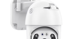 Camera de supraveghere WIFI Pro 8 LED 3MP exterior/interior FullHD 2k 4X zoom