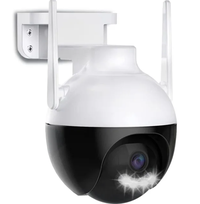 Camera inteligenta de Supraveghere cu Unghi Wide HD 4MP Rotunda Alba HA - 1