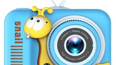 Camera pentru copii HD 1080P Melc Albastru