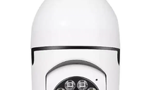 Camera supraveghere WiFi 8177HJ tip bec cu soclu E27 vedere nocturna