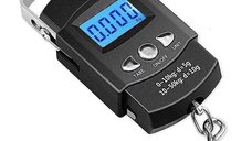 Cantar Electronic MRG P-WH-A08, Capacitate 50 Kg, Ecran Digital, Culoare Neagra
