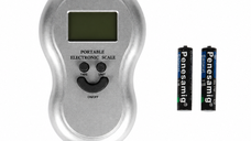 Cantar electronic portabil 40 Kg cu carlig si afisaj digital baterii Incluse colorat  MX939