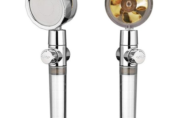 Cap de Dus cu Elice pentru Presiune Inalta cu Buton Oprire Apa Jet Tip Vortex Cromat