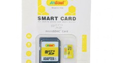 Card de memorie Andowl Q TF64 MicroSDHC 64GB cu adaptor