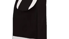 Carucior de piata pliabil cadru din aluminiu 2 roti NEGRU