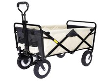 Carucior portabil si pliabil de cumparaturi cu 4 roti - 1