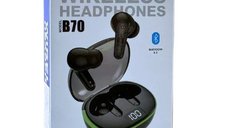 Casti bluetooth B70 procentaj baterie digital