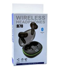Casti bluetooth B70 procentaj baterie digital - 1