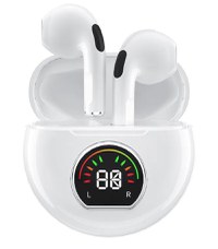 Casti TWS Bluetooth PRO 6S MAX cu dock de incarcare - 1