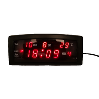 Ceas digital de masa 909-A LED cu alarma si termometru - 1
