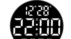 Ceas digital de masa si de perete GH8029 calendar temperatura alarma activare Vocala