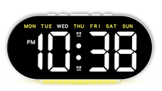 Ceas digital GH8035 cu lumina ambientala si alarma