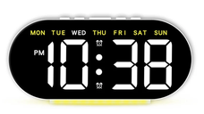 Ceas digital GH8035 cu lumina ambientala si alarma