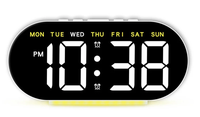 Ceas digital GH8035 cu lumina ambientala si alarma - 1
