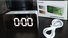 Ceas digital led mirror clock DS-3658L afisaj ALB