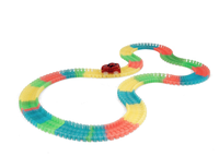 Circuitul Multicolor Magic Track cu o masinuta 220 piese fluorescent - 1