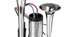 Claxon CHROME cu 2 goarne si compresor