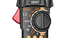 Cleste ampermetric digital S208 pentru masurare tensiune intensitate rezistenta diode si continuite in circuit