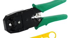 Cleste sertizat mufe RJ45 RJ9 RJ11 Internet si Telefon