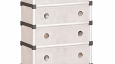 Comoda cu 5 sertare cadru metalic design modern organizator depozitare HY 7606