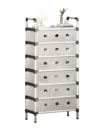 Comoda cu 6 sertare cadru metalic design modern organizator depozitare HY 7607 - 1
