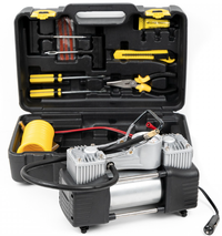 Compresor auto 12V cu trusa completa pentru pene si avarii - 1