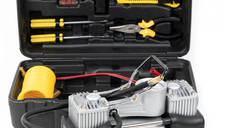 Compresor auto 12V cu trusa completa pentru pene si avarii