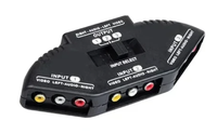 Comutator de semnal video AV Andowl Q AU52 model 3 in 1 negru - 1