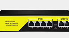 Comutator inteligent de retea Andowl Q JH09 POE cu 6 porturi 100M
