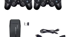 Consola Game stick cu peste 20000 de jocuri incorporate 2 controlere wireless iesire HDM