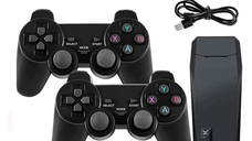 Consola Retro Tip Stick 10.000 de Jocuri Video Instalate 2 Controler Wireless HDMI USB wireless