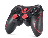 Controler wireless X3 iOS/Android/Windows Bluetooth Baterie reincarcabila Negru/Rosu - 1