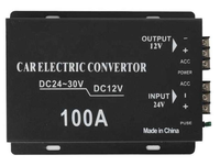 Convertor auto 100A tensiune 24v la 12v - 1